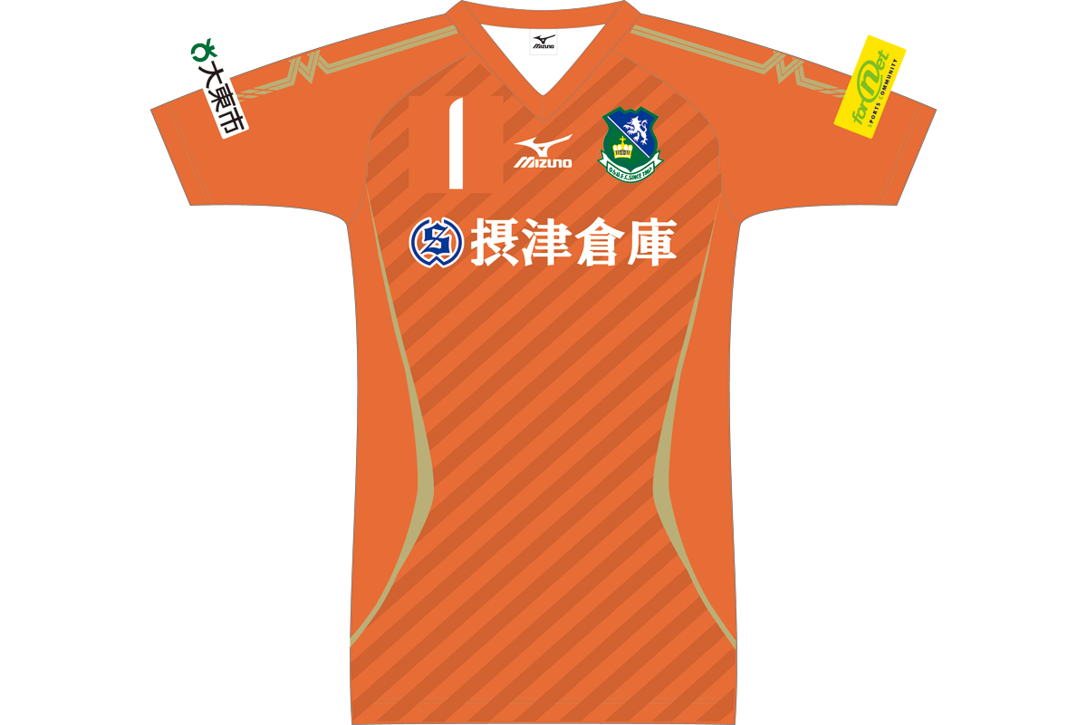 オーセンティックユニフォーム GKホームシャツ（半袖）オレンジ